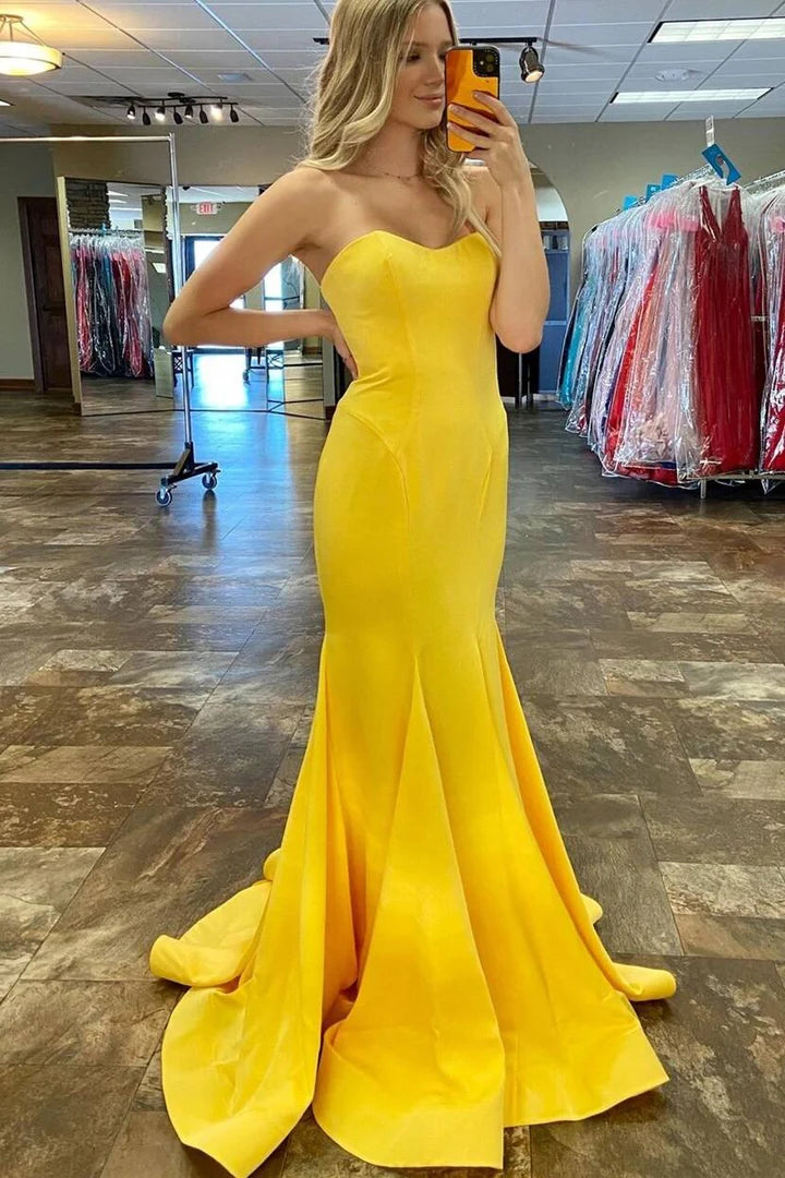 Simply Trumpet Long Formal Dress