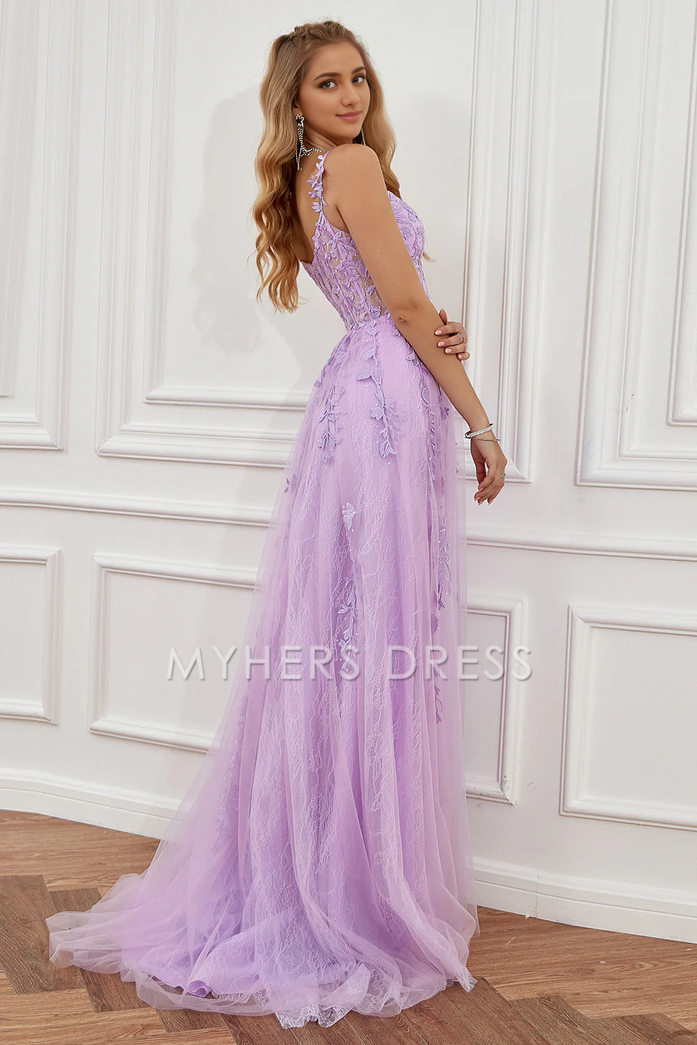 My Hers Ladies Formal Dress Exquisite Off The Shoulder Sweetheart Long With Appliques Fashion Prom Dress