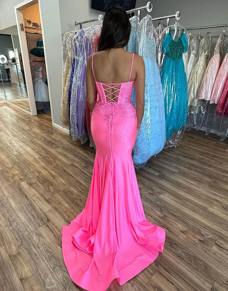 Mermaid Off The Shoulder Long Prom Dress With Appliques