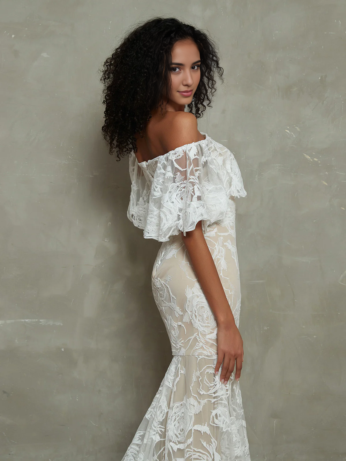 Mermaid Cultivate oneself Off The Shoulder Lace Fashion Graceful Wedding Dresses