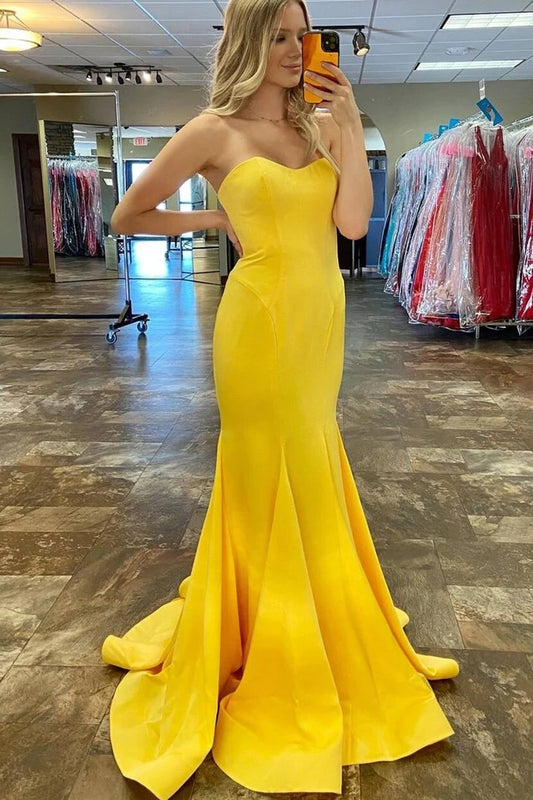 Simply Trumpet  Long Formal Dress