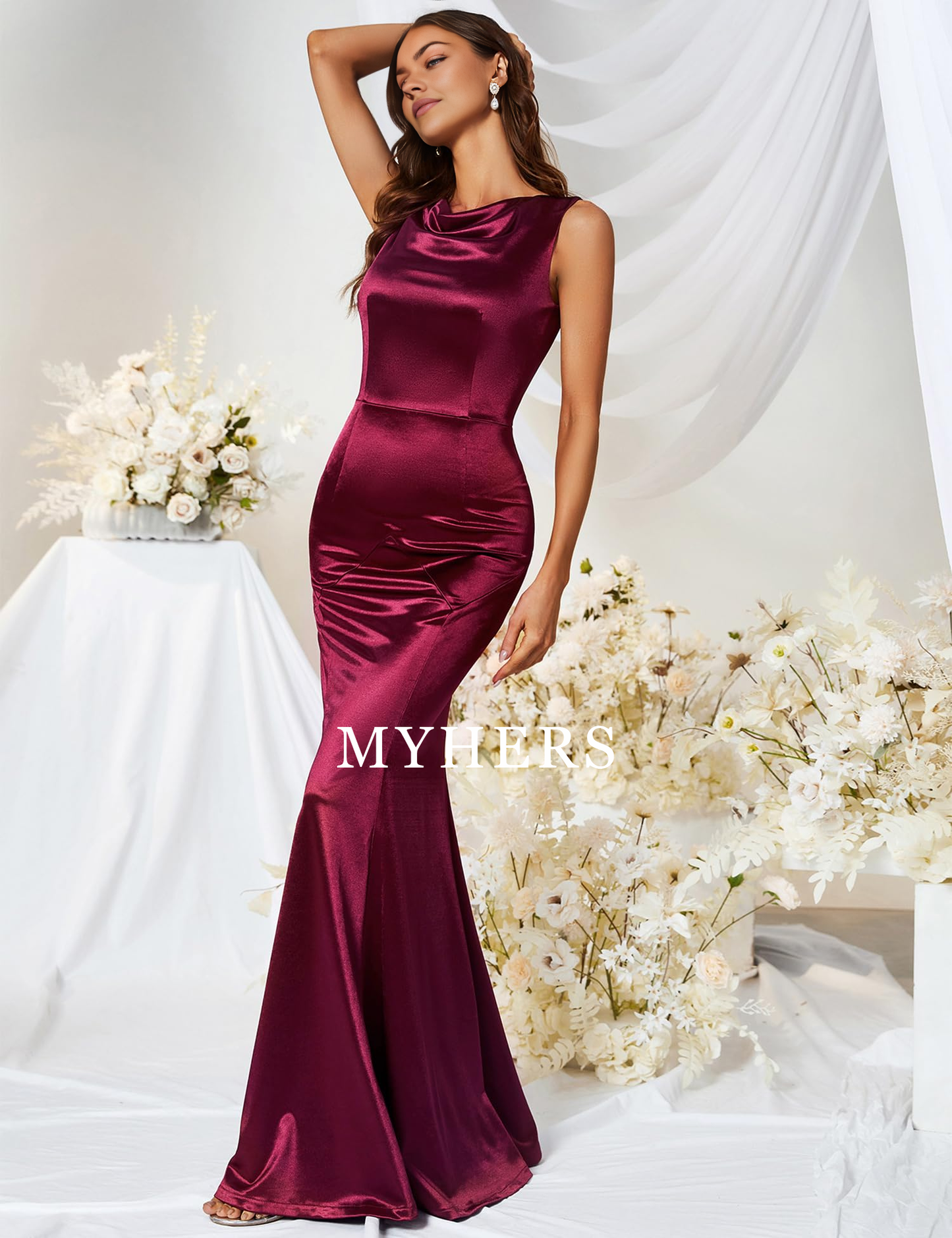 Formal Wear Dresses Women's Elegant Mermaid Cultivate oneself Sleeveless Gowns Evening Dress Prom Dress