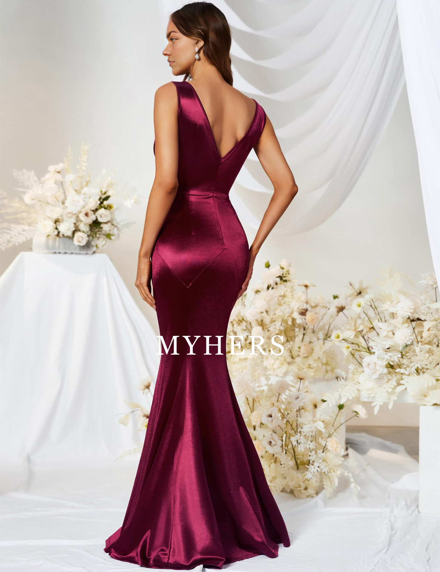 Formal Wear Dresses Women's Elegant Mermaid Cultivate oneself Sleeveless Gowns Evening Dress Prom Dress