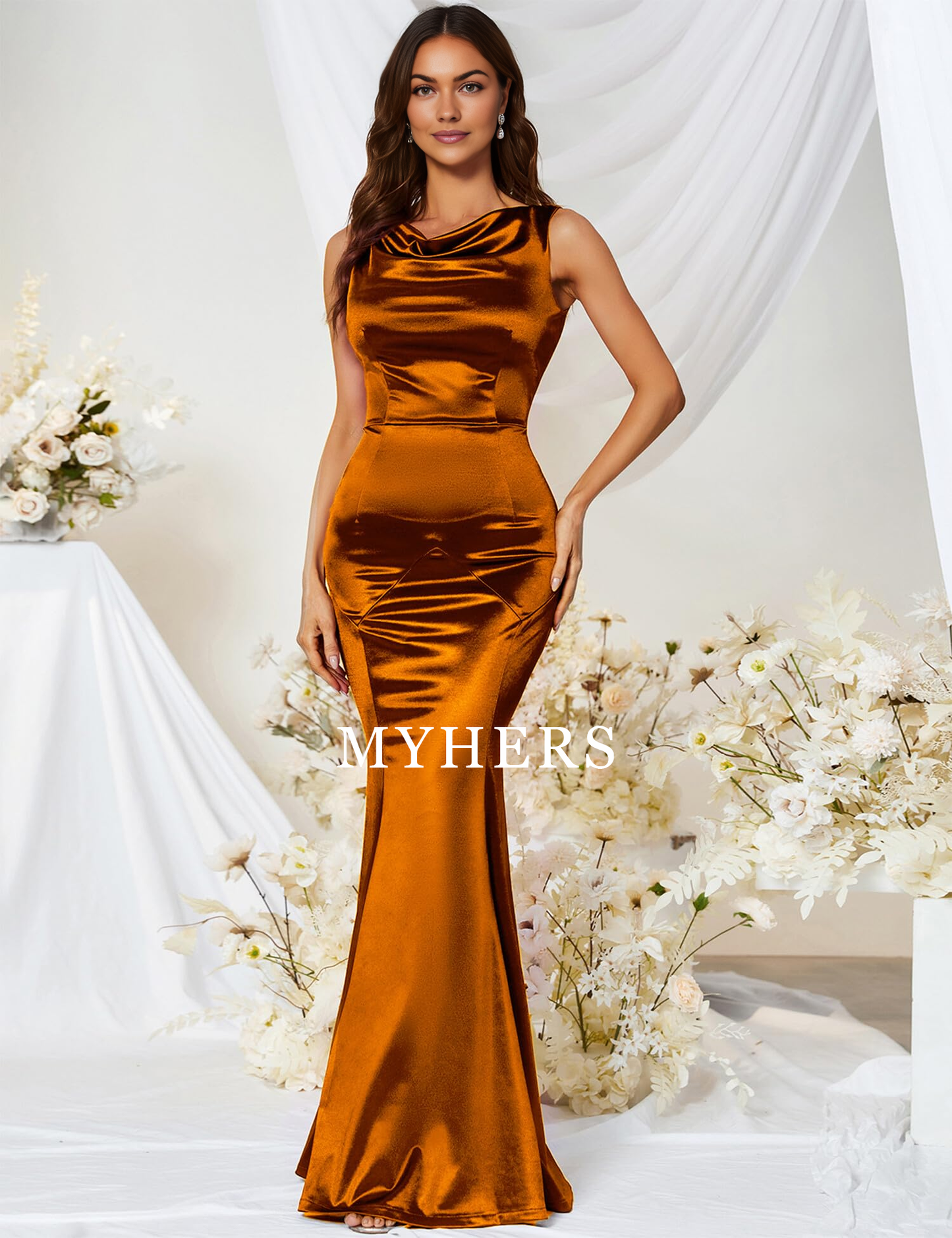Formal Wear Dresses Women's Elegant Mermaid Cultivate oneself Sleeveless Gowns Evening Dress Prom Dress