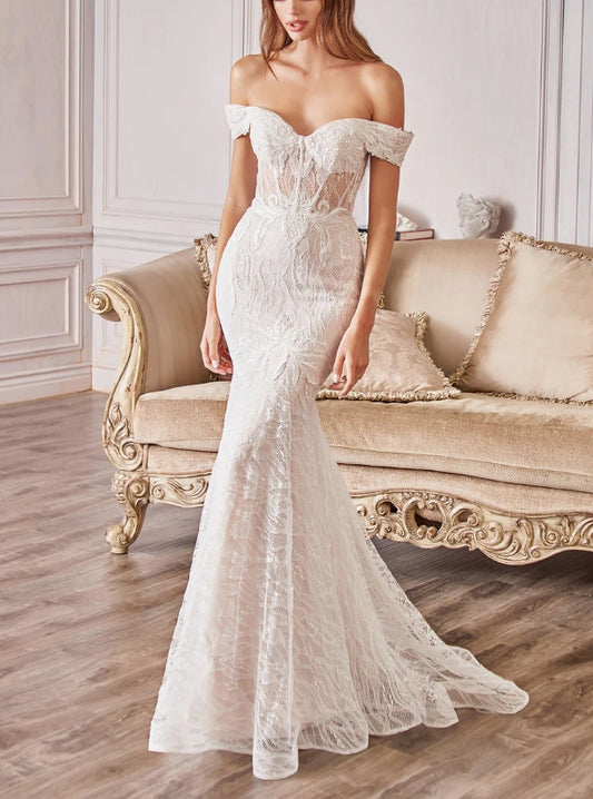 November December Wedding Dress Strapless Sweetheart Neckline Mermaid Cultivate oneself Embossed Floral Pattern Gorgeous Elegant Dress