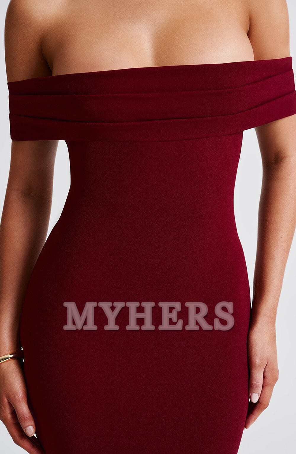 Elegant Mermaid Strapless Sheath Fashion Dresses Exquisite Bridesmaid Dresses Wedding Guests Dresses