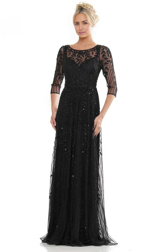 Wedding Guest Dresses Shining Mother of the Bride Dress Round Neck Half Sleeve Elegant Lace Dress