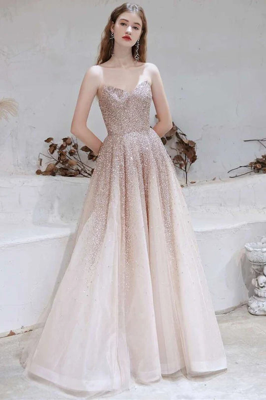 Gradient  Tulle Strapless Prom Gown with Cape