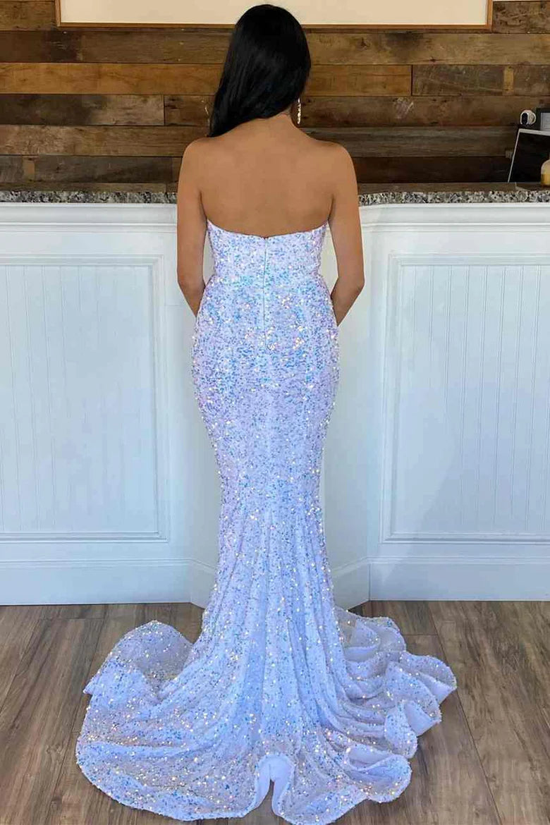 Trumpet Sequins Long Formal Dress