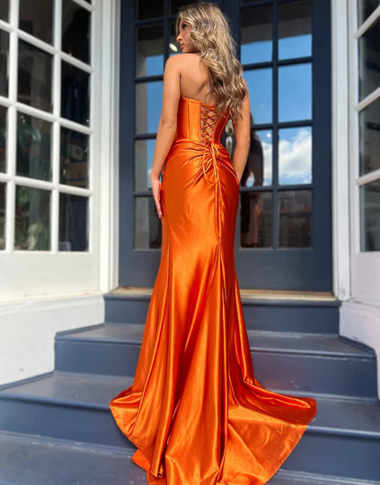 Mermaid Off The Shoulder Long Prom Dress With Slit