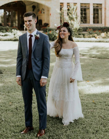 Plus Size Lace Wedding Dress
