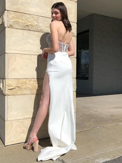 Mermaid Sweetheart Prom Dress With Beading