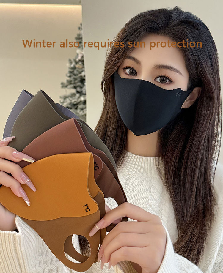 My Hers Mail lard Mask Autumn/Winter Warm Mask Riding Windproof and Cold Keeping Mask 1 piece