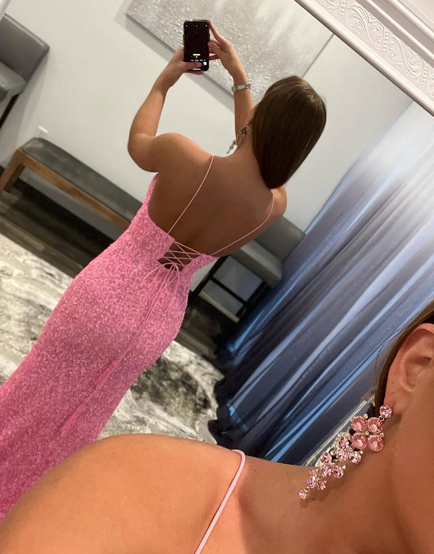 Long Prom Dress with Detachable Skirt