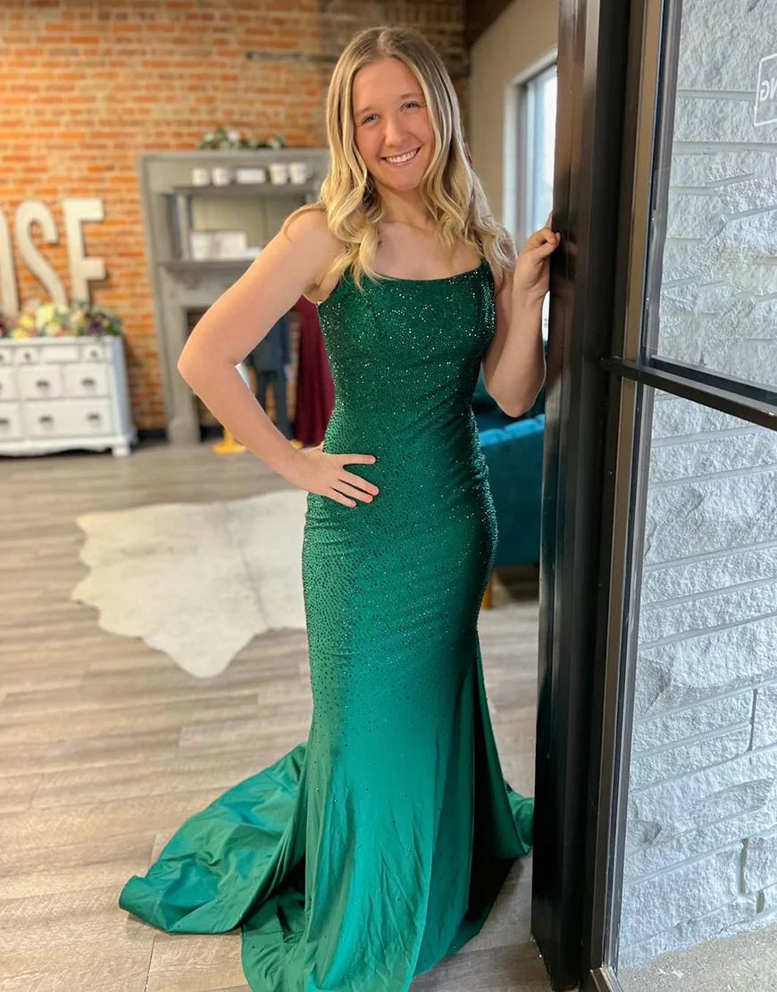 Mermaid Long Prom Dresses With Slit