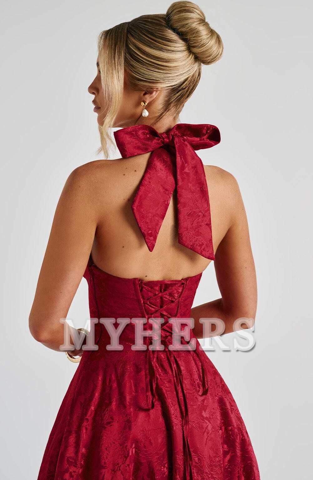 A Line Plunge Neckline Backless Sexy Dresses High Quality Dresses Bridesmaid Dresses Wedding Guests Dresses