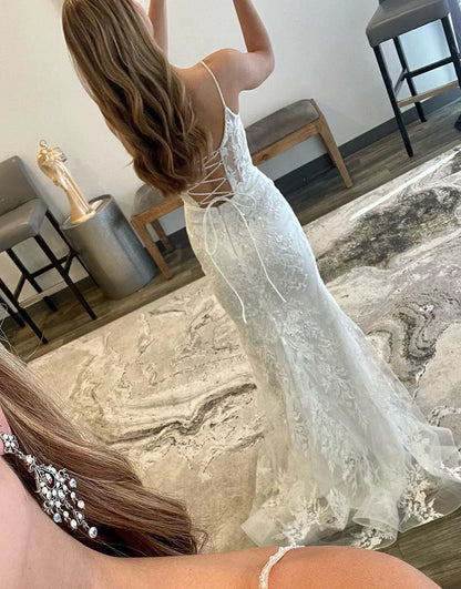 Lace Sheath Prom Dress