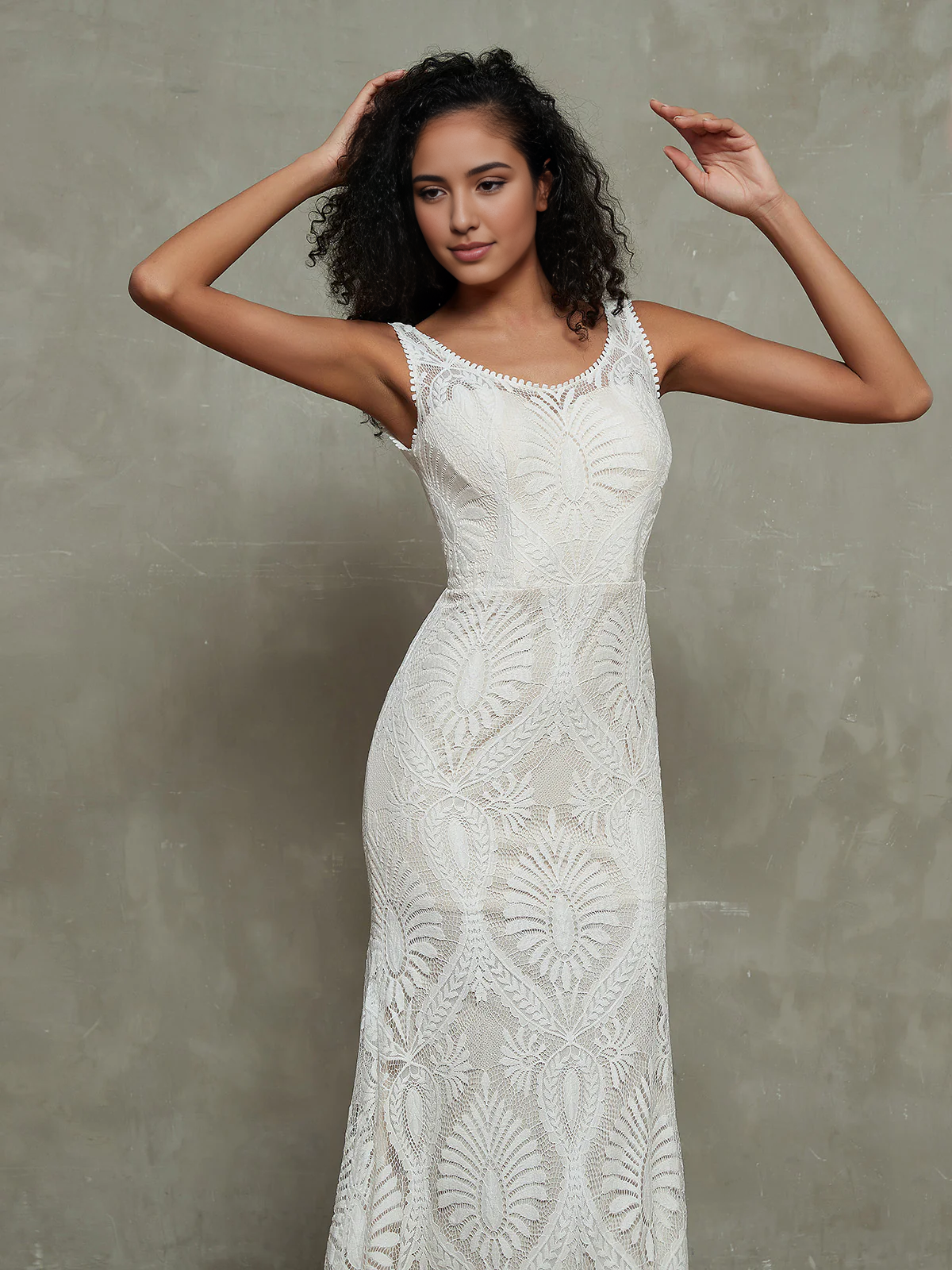 Mermaid Cultivate oneself Lace Bohemian Style Sleeveless Elegant Wedding Dresses