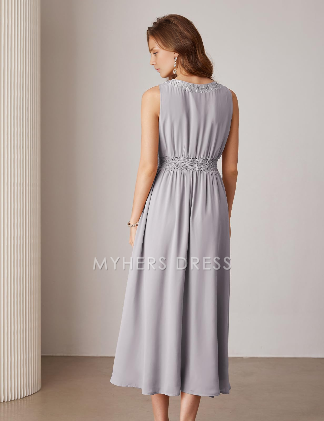 My Hers New Product Mother of The Bride Dress Two Piece Dress Sequin Exquisite Dress Wedding Guests Dresses