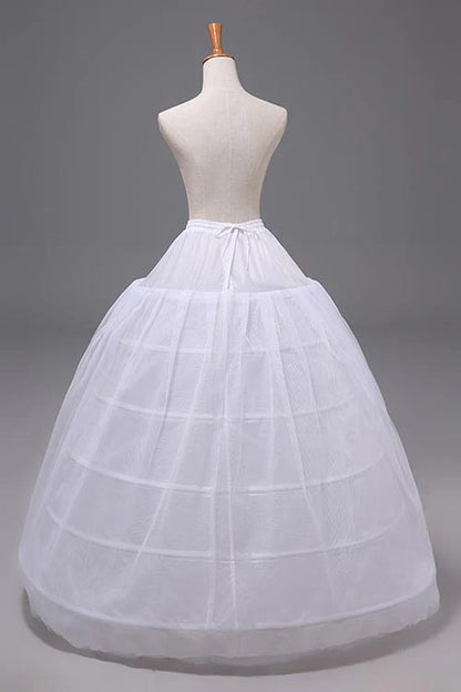 Prom Party Gown Petticoat White Two Layers Plus Size Puffy Bridal Under Skirt Wedding Dress Petticoat