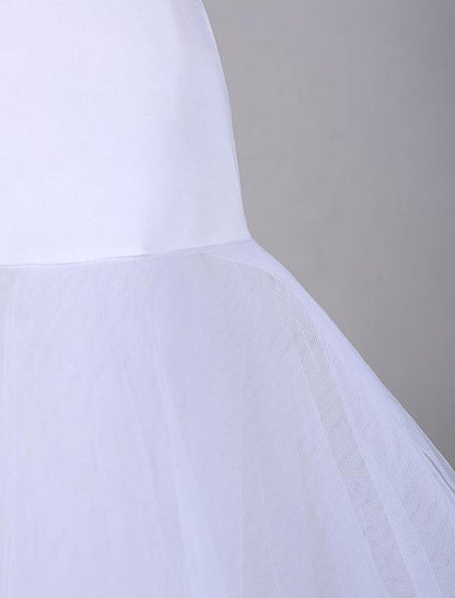 Wedding Bridal Under Skirt White Tulle  Slip Wedding Petticoat