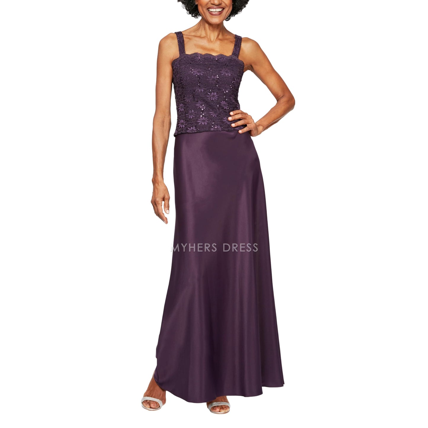 My Hers New Product Mother of The Bride Dress Two Piece with Lace Jacket Exquisite Dresses Wedding Guests Dresses