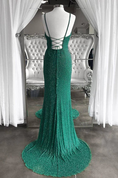 Flattering Slit Long Formal Dress