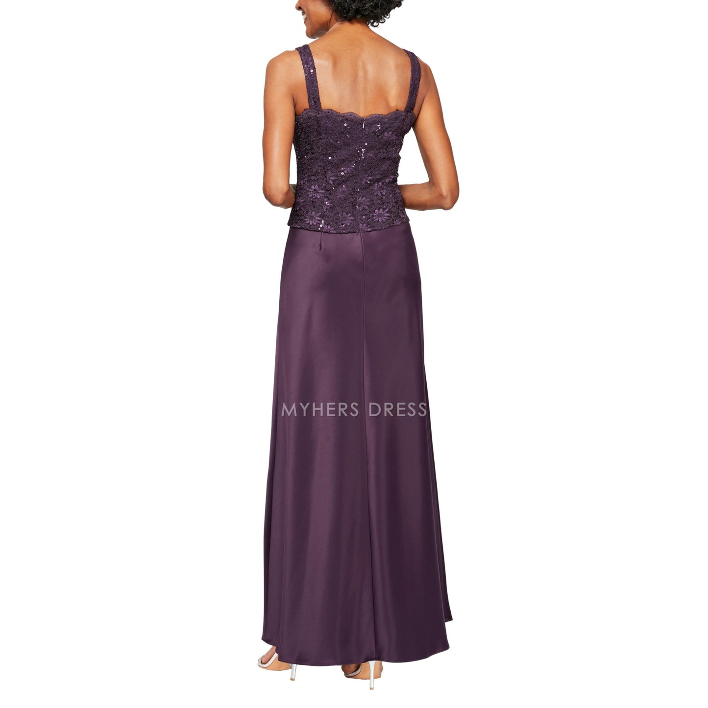 My Hers New Product Mother of The Bride Dress Two Piece with Lace Jacket Exquisite Dresses Wedding Guests Dresses