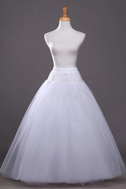 Wedding Bridal Under Skirt 4 Layers White Wedding Dress Party Gown Petticoats