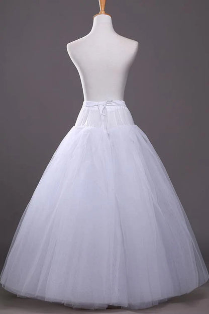 Wedding Bridal Under Skirt 4 Layers White Wedding Dress Party Gown Petticoats