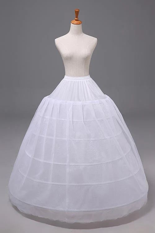 Prom Party Gown Petticoat White Two Layers Plus Size Puffy Bridal Under Skirt Wedding Dress Petticoat