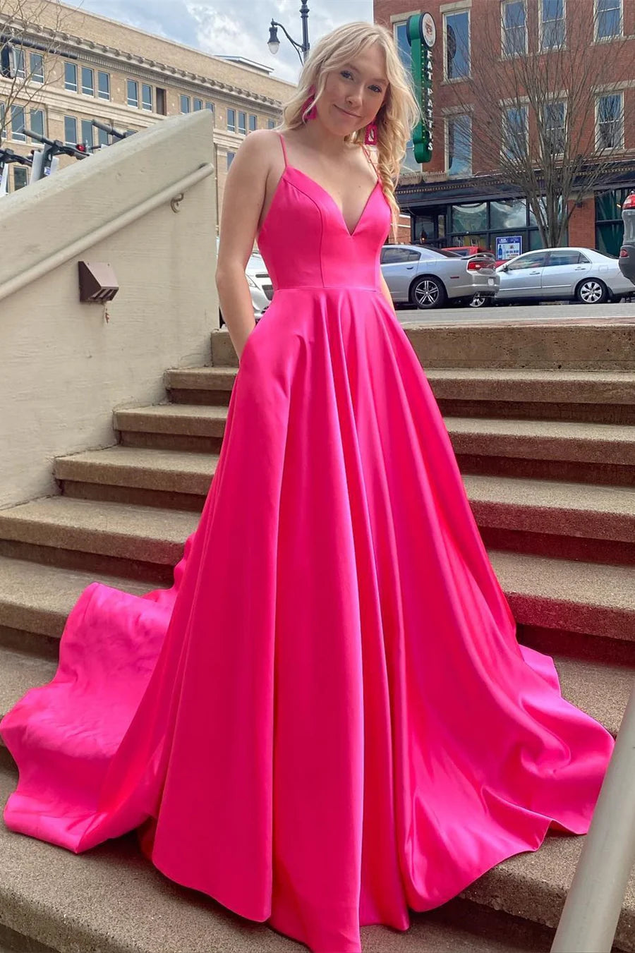 Simple  Empire Long Prom Dress