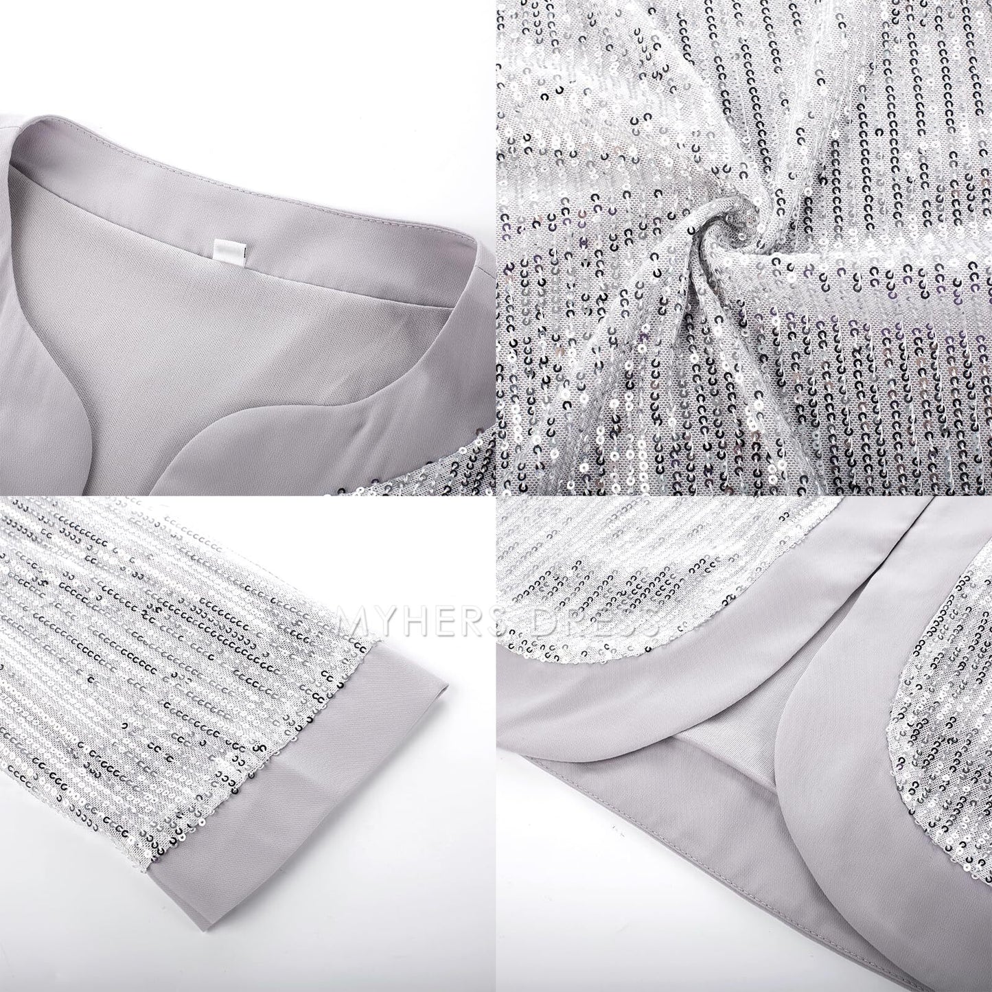 My Hers New Product Mother of The Bride Dress Two Piece Dress Sequin Exquisite Dress Wedding Guests Dresses