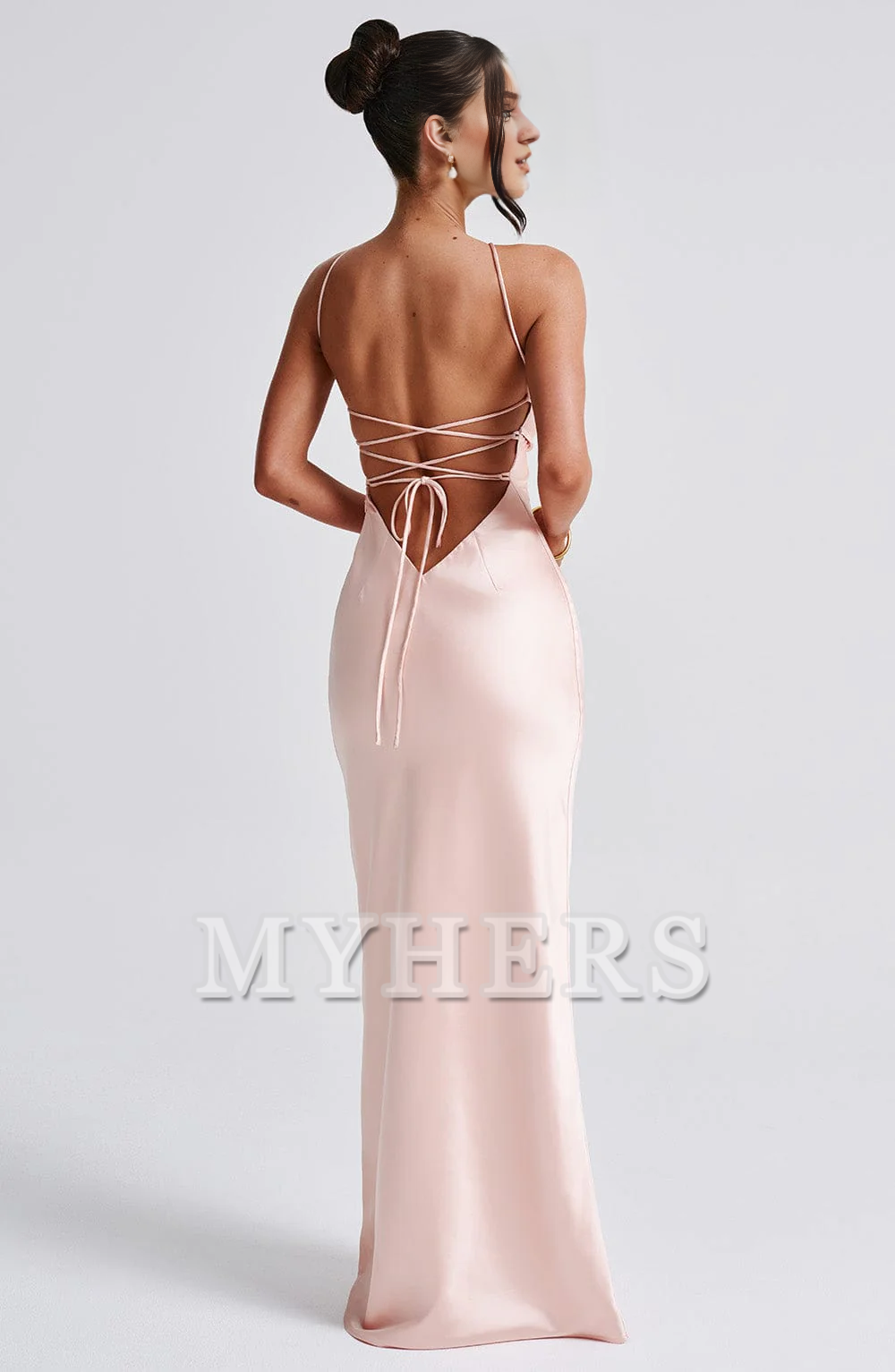 Mermaid Sleeveless Backless Charming Sheath High Quality Dresses Romantic Bridesmaid Dresses Wedding Guests Dresses