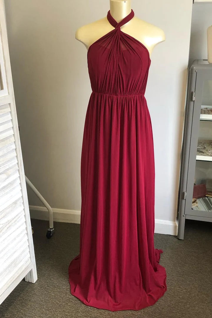 Convertible  Long Bridesmaid Dress