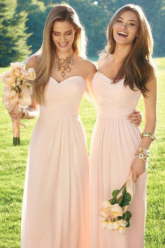 Chiffon Bridesmaid Dresses Vintage Bridesmaid Gowns