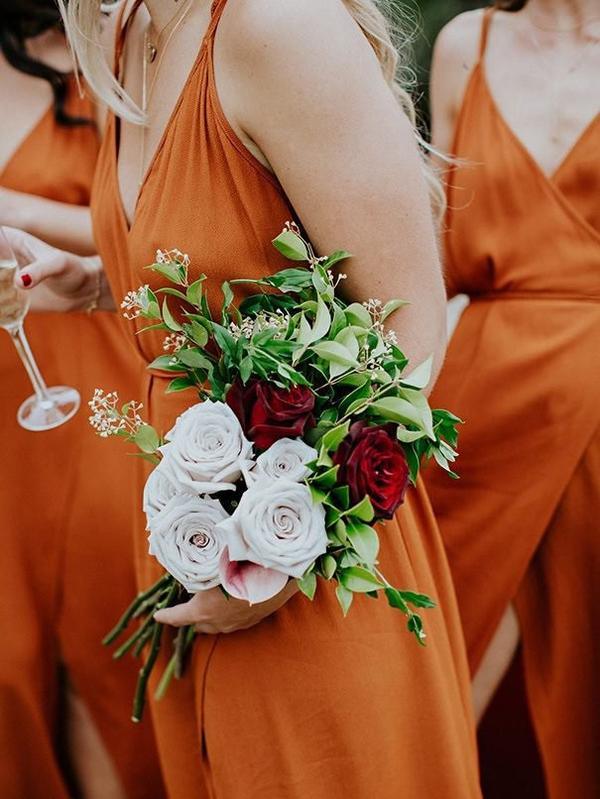 Charming Spaghetti Straps A-line Bridesmaid Dresses With Slit