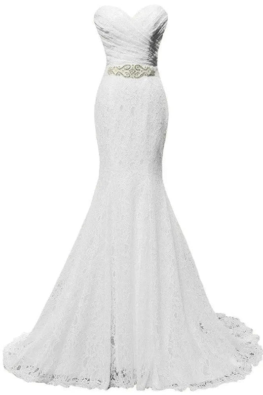 Elegant Mermaid Wedding Dresses Sweetheart Wedding Gowns