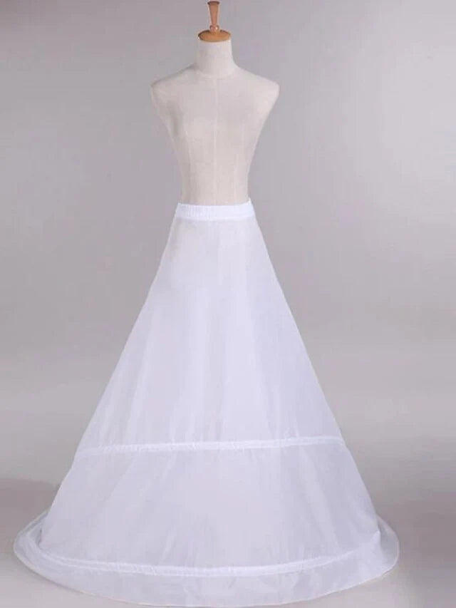 Bridal Underskirt Floor-length Shaping Slips Wedding Slips Polyester Cathedral-Length Petticoats