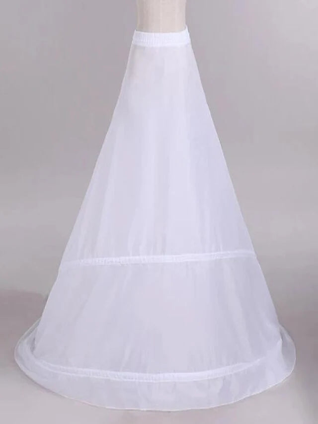 Bridal Underskirt Floor-length Shaping Slips Wedding Slips Polyester Cathedral-Length Petticoats