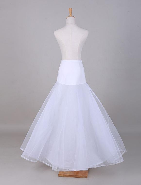 Wedding Bridal Under Skirt White Tulle  Slip Wedding Petticoat