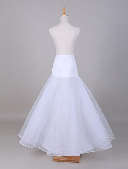 Wedding Bridal Under Skirt White Tulle  Slip Wedding Petticoat