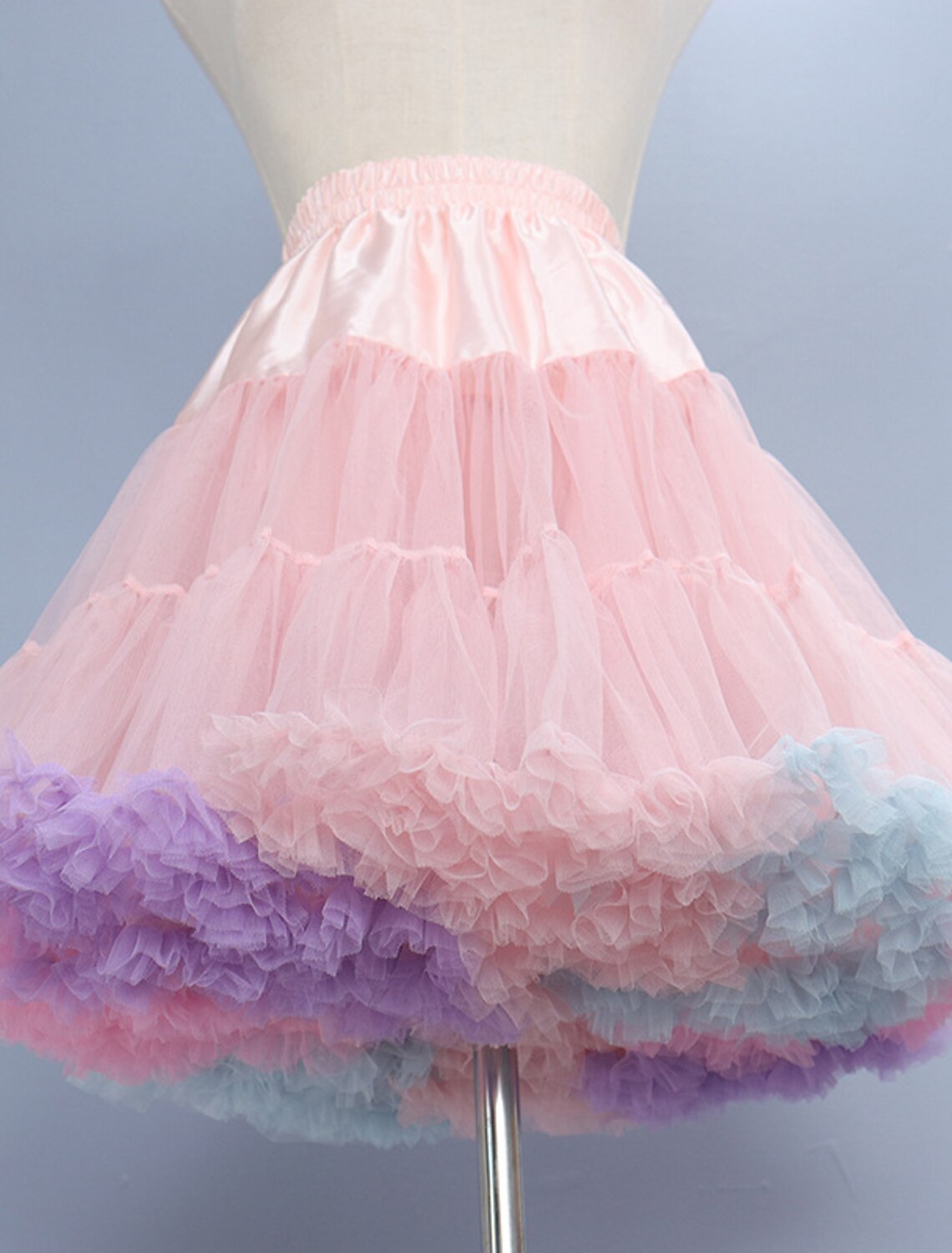 Wedding / Engagement Tulle Knee-Length Petticoats Hoop Skirt Tutu Under Skirt Women's Masquerade Performance Party Skirts