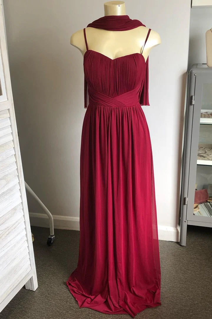 Convertible  Long Bridesmaid Dress