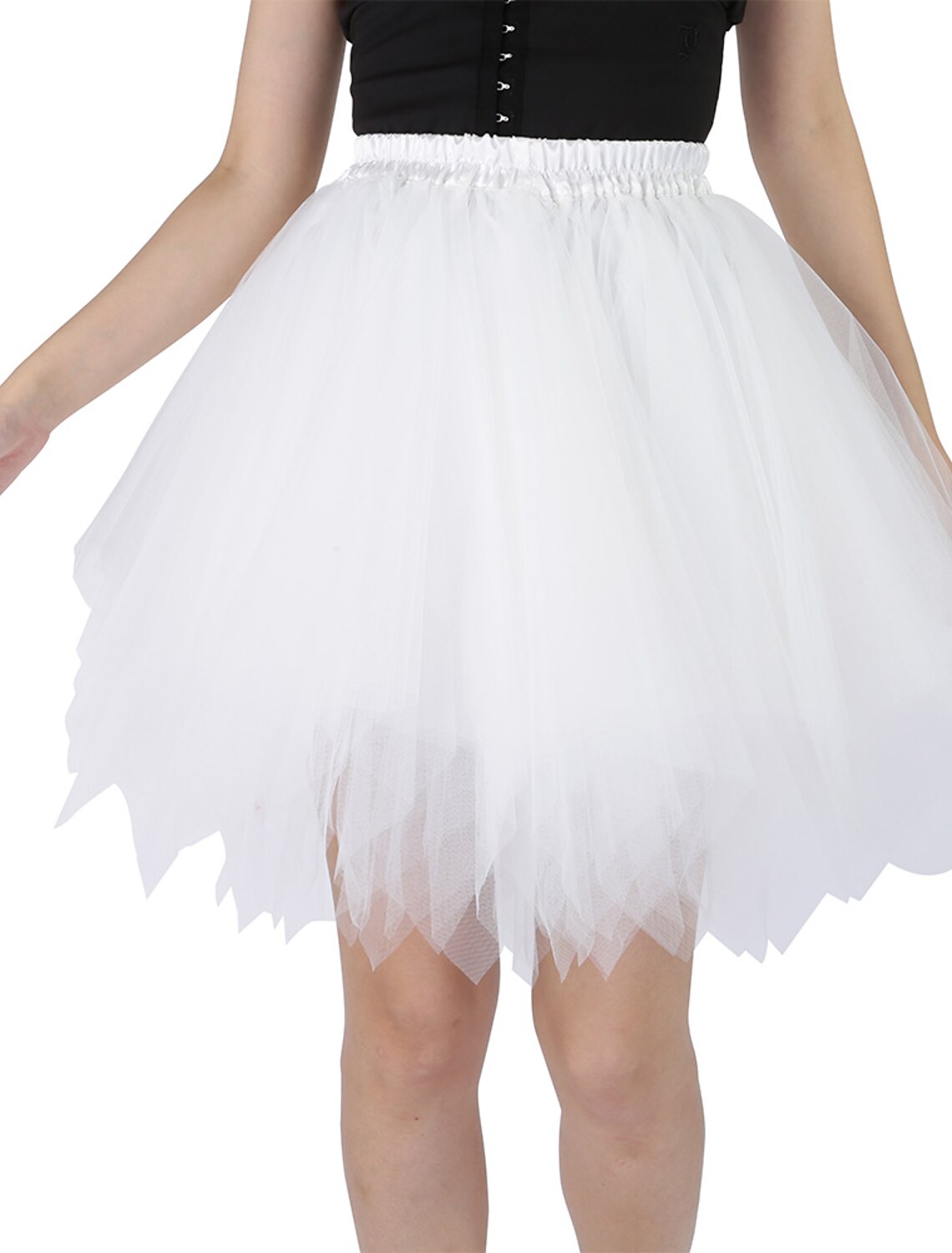 Short Girl Skirt Cocktail Dress Petticoat Hoop Skirt Ballet Dancer Women's Girls' Wedding Party Petticoat