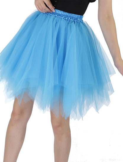 Short Girl Skirt Cocktail Dress Petticoat Hoop Skirt Ballet Dancer Women's Girls' Wedding Party Petticoat