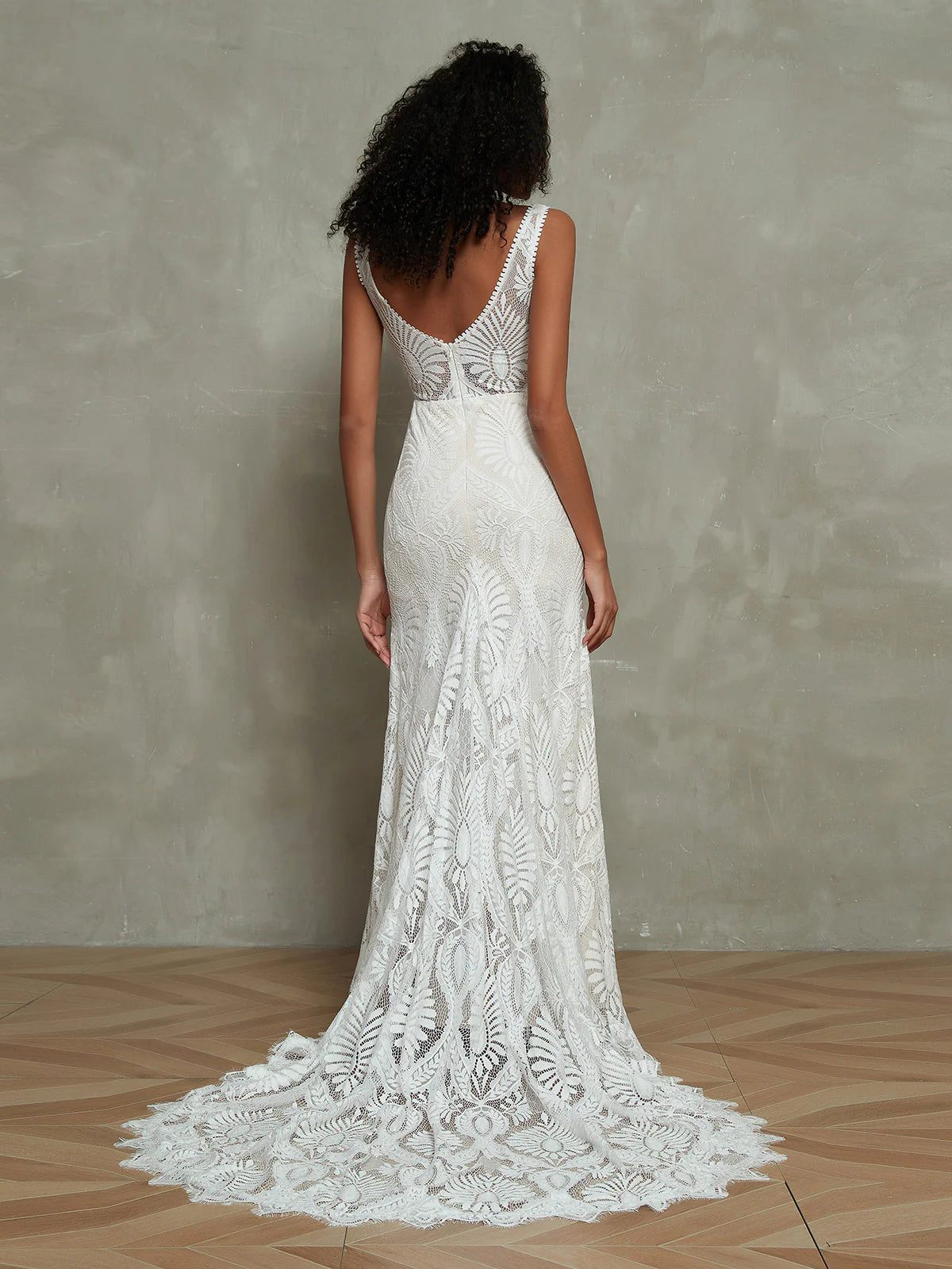 Mermaid Cultivate oneself Lace Bohemian Style Sleeveless Elegant Wedding Dresses