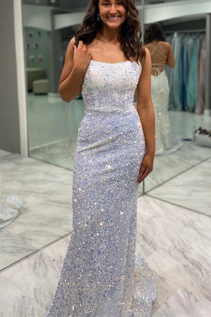 Glitter Mermaid  Sequins Long Formal Dress