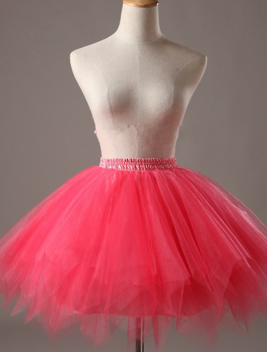 Short Girl Skirt Cocktail Dress Petticoat Hoop Skirt Ballet Dancer Women's Girls' Wedding Party Petticoat