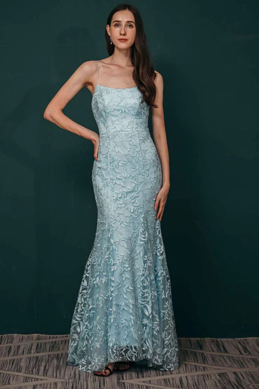 Applique Lace Mermaid Dress